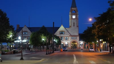 The old depot in Cheyenne.