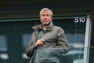 Proceeds from Roman Abramovich's sale of Chelsea remain frozen. Getty Images