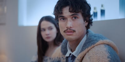 Charles Melton plays Austin, an aspiring personal trainer. Photo: Netflix