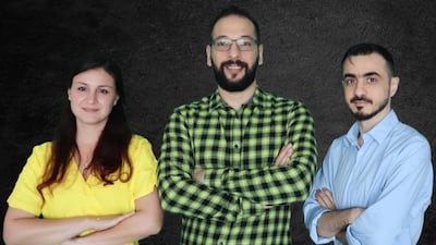 The founders of Basita, from left, Reem Kassem, Eddie Hasweh and Adnan Joubi. Basita