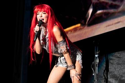 Canadian singer Shania Twain will bring her country/pop hits to Abu Dhabi. Photo: FilmMagic