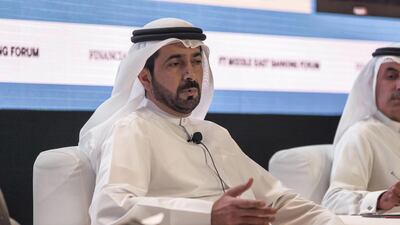 Mubarak Al Mansoori, governor of the Central Bank of the UAE projects the country's economy will grow faster than IMF forecasts in 2019. Antonie Robertson / The National