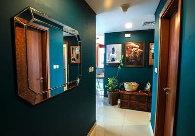 Celia Ouali is enjoying the high life in her 33rd-floor home. Victor Besa / The Natioanal