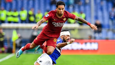 JUSTIN KLUIVERT (Ajax, Roma and the Netherlands): The 21-year-old winger is quickly becoming one of Europe’s hottest properties. Left Ajax for Roma for €18.75 million (Dh77.7m) in 2018 and has been a regular in Italy, scoring seven times in 27 games this season before the campaign was stopped due to the coronavirus pandemic. He already has two caps for his country. In 2017, while he was still at Ajax, Justin said of his father: “Being his son draws a lot of attention and expectation. It puts pressure on me but luckily I’m never nervous. I’m proud of carrying this surname; my ambition is to make it even more famous. That’s what I’m doing now.” EPA