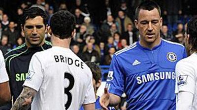 The non-shake that gripped a nation: John Terry's hand is still out as Wayne Bridge moves on.