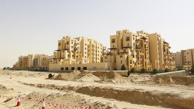 Work is still ongoing at the Remraam development but residents are now starting to become more optimistic. Jeffrey E Biteng / The National