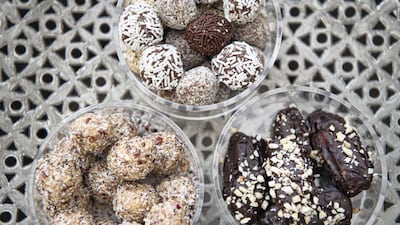 Energy balls by Lama Jammal, founder of Mamalu Kitchen