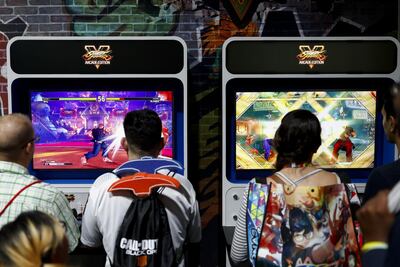 Gamers can head to a custom-created zone at The Dubai Mall. Bloomberg