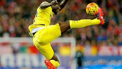 British media reports on 07 June 2016 state that Manchester United have agreed to sign Eric Bailly from Villarreal for a fee of about 30 million GBP (38.4 million euros). EPA/JUANJO MARTIN