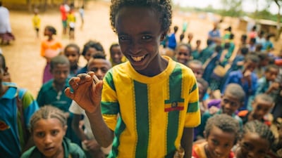 Almost 16 million children are to benefit from the Dubai Cares school deworming programme in Ethiopia. Courtesy Memac Ogilvy