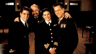 Reiner directed A Few Good Men (1992), starring Tom Cruise, Demi Moore and Kevin Bacon. AFP