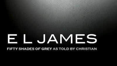 The cover of the new book, Grey, the fourth novel in E L James's multimillion-selling Fifty Shades of Grey series. Courtesy Vintage Books via AP Photo