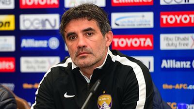 Al Ain manager Zoran Mamic rates Al Ahli as "the best team in Saudi Arabia". Courtesy Al Ain FC