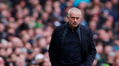 Tottenham Hotspur manager Jose Mourinho during the team's recent 3-2 Premier League defeat to Wolves. Reuters