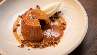 Dulce de leche fondant.