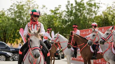The Pink Caravan’s trek ended by announcing a new Dh15m mobile unit that will offer free breast cancer tests. Victor Besa for The National