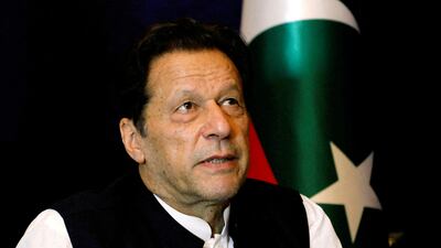 Former Pakistan prime minister Imran Khan began a three-year prison term on Saturday. Reuters