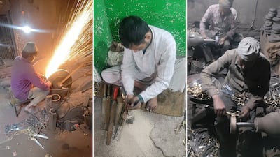 Each pair of scissors created in Meerut's Kainchi Bazaar is hand-forged and known for its high cutting precision. Photo: Shalimar Scissors, Meerut