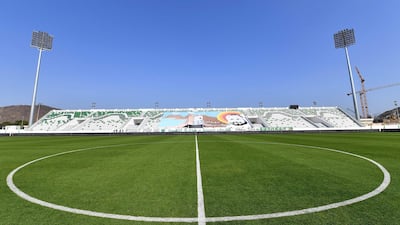 The Khorfakkan Stadium has a capacity of just 5,000. Courtesy AGL