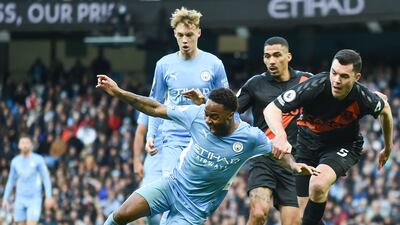 Michael Keane - 6: Relieved when referee reversed penalty call for his challenge on Sterling. Could have conceded a spot kick after break after clipping Silva in the box. Taken out of game by Cancelo wonder pass before Sterling goal. EPA