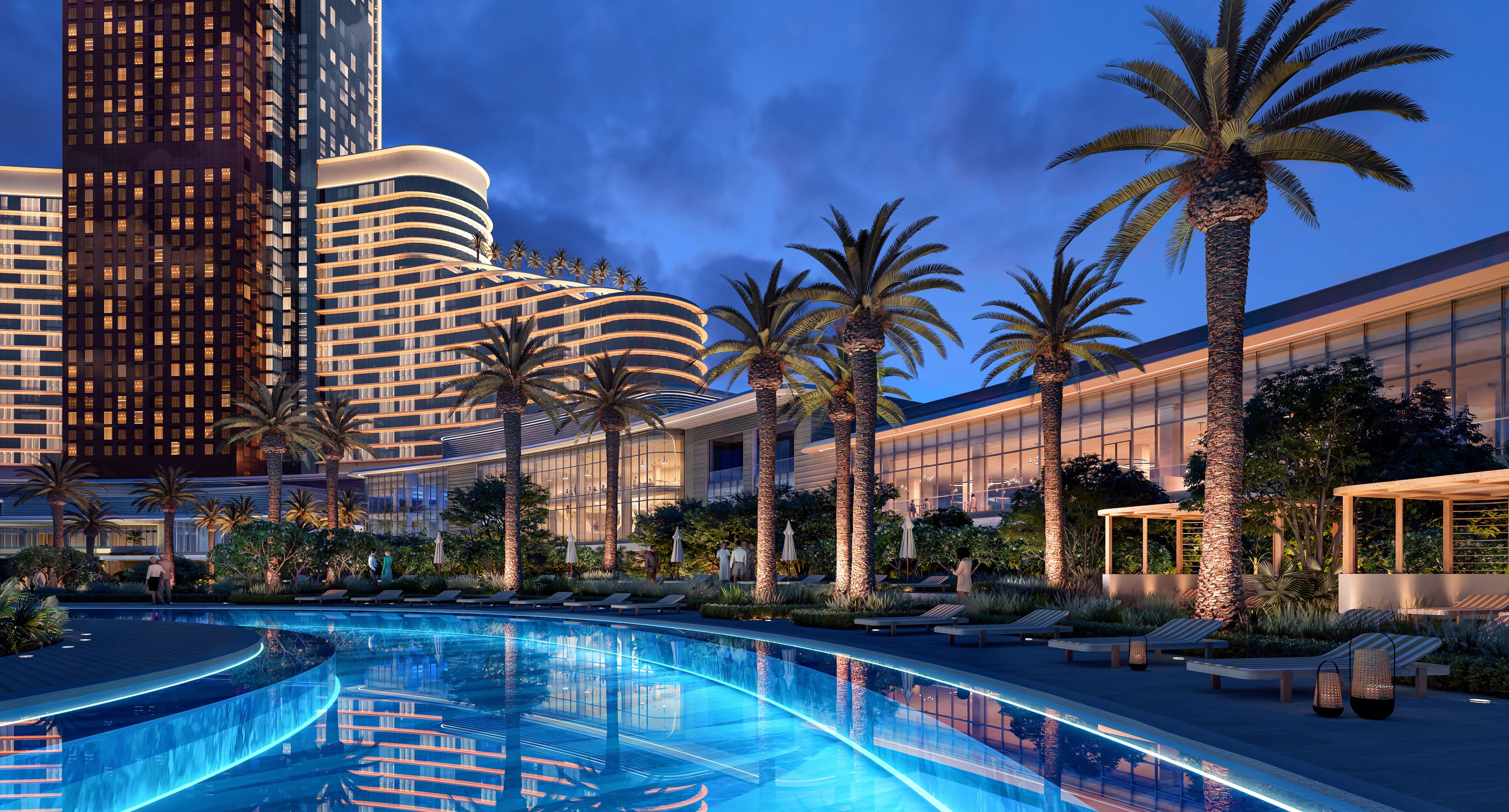An artist illustration of Wynn Al Marjan Island in Ras Al Khaimah. Photos: Wynn Resorts