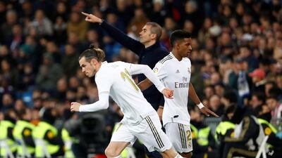 Gareth Bale hasn't played for Real Madrid in a month in the La Liga. Reuters