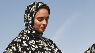 Michael Kors' hijab is part of the label's Middle East collection. Courtesy Michael Kors