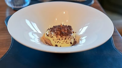 Tiramisu with ladyfinger biscuits, mascarpone cheese and roast coffee and cocoa powder. Khushnum Bhandari / The National