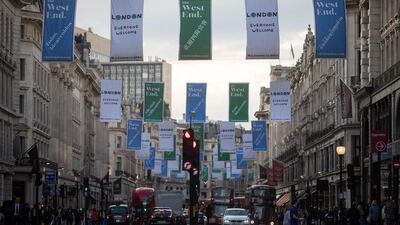 London. The UK grew by 4.8 per cent in the second quarter of 2021, according to the OECD. Bloomberg