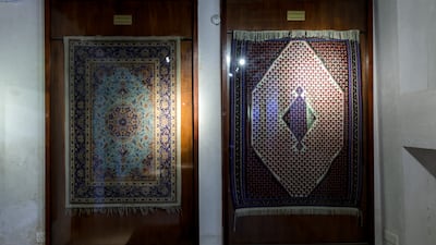 Persian rugs once owned by the poet