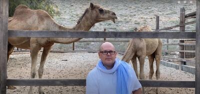 The camels living at the resort are the inspiration behind a children's book written by Beckett