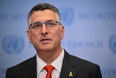 Israeli Foreign Minister Gideon Saar says Spain's decision to return to Iran is disgraceful. AFP