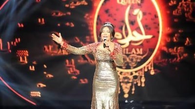 Ahlam has drawn attention for her colourful outfits, regal performances and controversial comments. Courtesy MBC