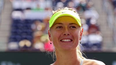 Maria Sharapova suggested last week that to make the first set at a grand slam tournament more relevant men should play three-set matches. Matthew Stockman/Getty Images
