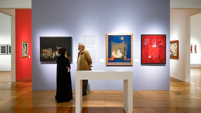 In March, NYU Abu Dhabi's Art Gallery closed until further notice. Victor Besa / The National