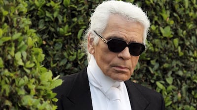Karl Lagerfeld in Dubai on May 13 to showcase Chanel’s latest cruise collection.