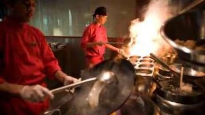 Rudi Salam and Burhan Halik cook up a storm in The Noodle House.