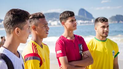 Omar, Hafeth, Qais and Ahmad. Courtesy Viva Rio