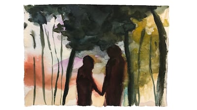 'Escape Together' by Harriet Gillett is one of several works of art digitally displayed in The Healing Wound exhibition to raise money for Afghanistan. Photo: Purslane