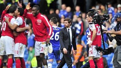 Arsenal exposed the defensive problems facing Andre Villas-Boas, centre right, and the slowing down of the Chelsea captain, John Terry, centre left.