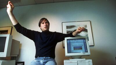 There are countless examples of Steve Jobs, who returned to Apple after being ousted in 1985, giving live presentations of new technology. (AP Photo/Kristy Macdonald)