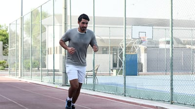 After losing weight during his National Service, Naser Al Ketbi took up cycling and CrossFit, plus played football and padel in his battle against the bulge.