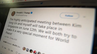 President Donald Trump violated the US constitution by blocking Twitter users who disagreed with him, a federal judge ruled on May 23. Eric Baradat / AFP