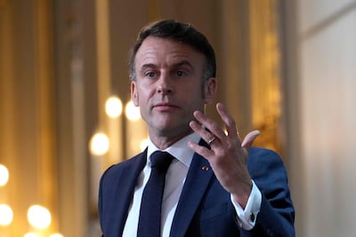 French President Emmanuel Macron accused Elon Musk of interfering in elections by supporting Germany's AfD. AFP