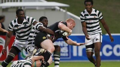 Duncan Murray impressed on his return after 20 months, not sure whether he would fit into the UAE rugby side. Photos by Mike young / The National
