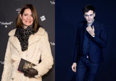 Phoebe Philo and Hedi Slimane. Getty, AFP