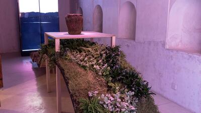 Mahmoud Safadi’s ‘Where do I end and you begin?'. Antonie Robertson / The National