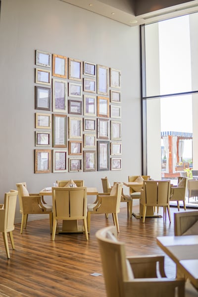 The interiors of Saadiyat Beach Club's Mediterranean restaurant, Safina. Photo: Saadiyat Beach Club