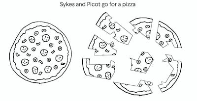 Another illustration from the book. Courtesy Saqi Books