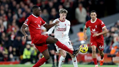 Headed a corner well over into the Kop and was caught out by United’s neat passing in the lead up to Hojlund’s second-half effort. Getty Images
